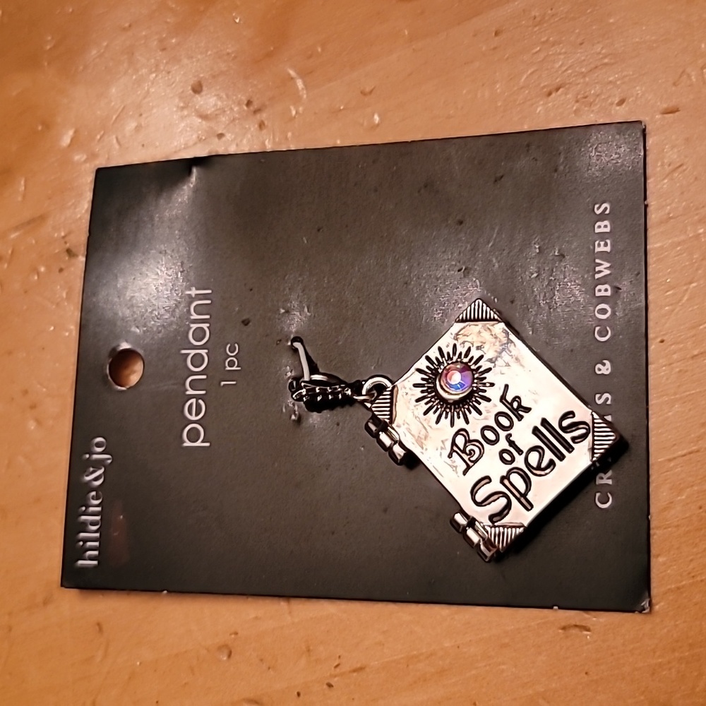 Halloween Book of Spells Lockett  Pendant
